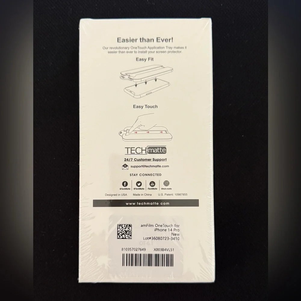 Tempered Glass Screen Protectors (2 Pack) for iPhone 14 Pro